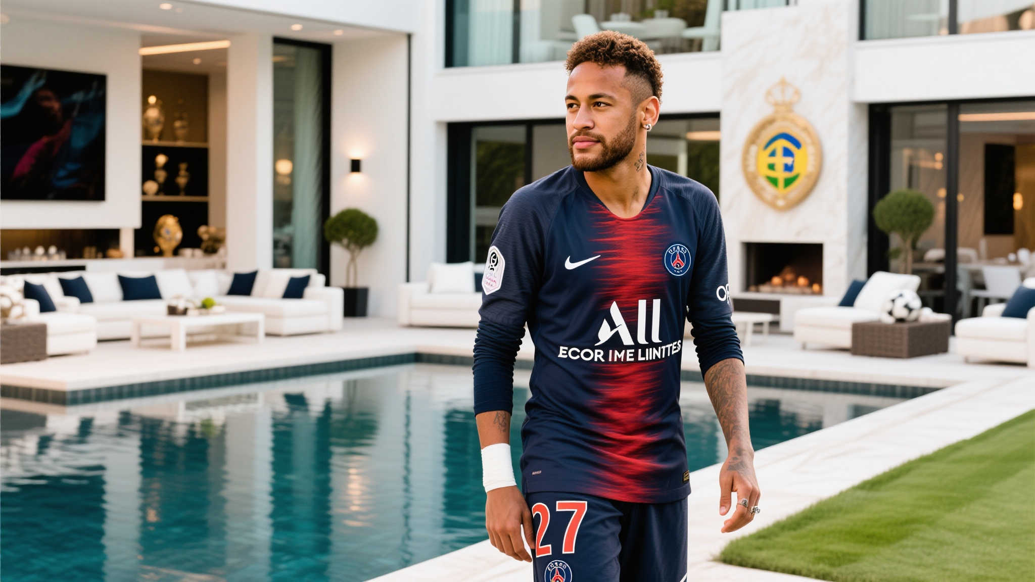 在球员转会费高昂且收入惊人的现代足坛，一些明星不仅